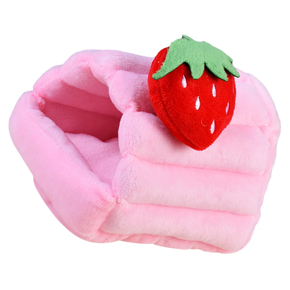 

Hamster Nest Strawberry Pet Bed Warm House The Supplies Rest Chinchilla Hedgehog Cushion