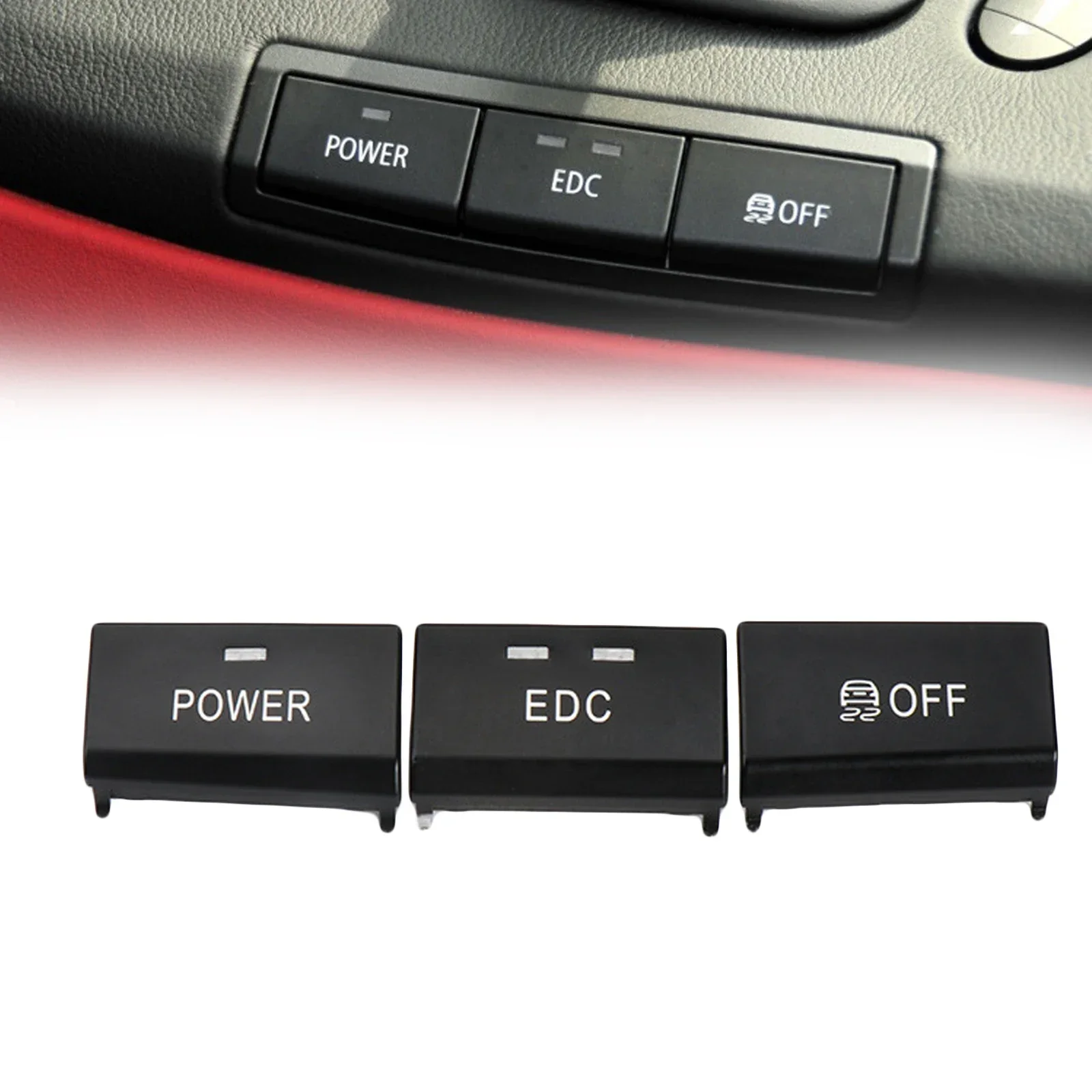 Sleekly Designed Center Control Replacement Cap Set Tailored to Suit Selective For BMW Vehicles Including the Notable Model