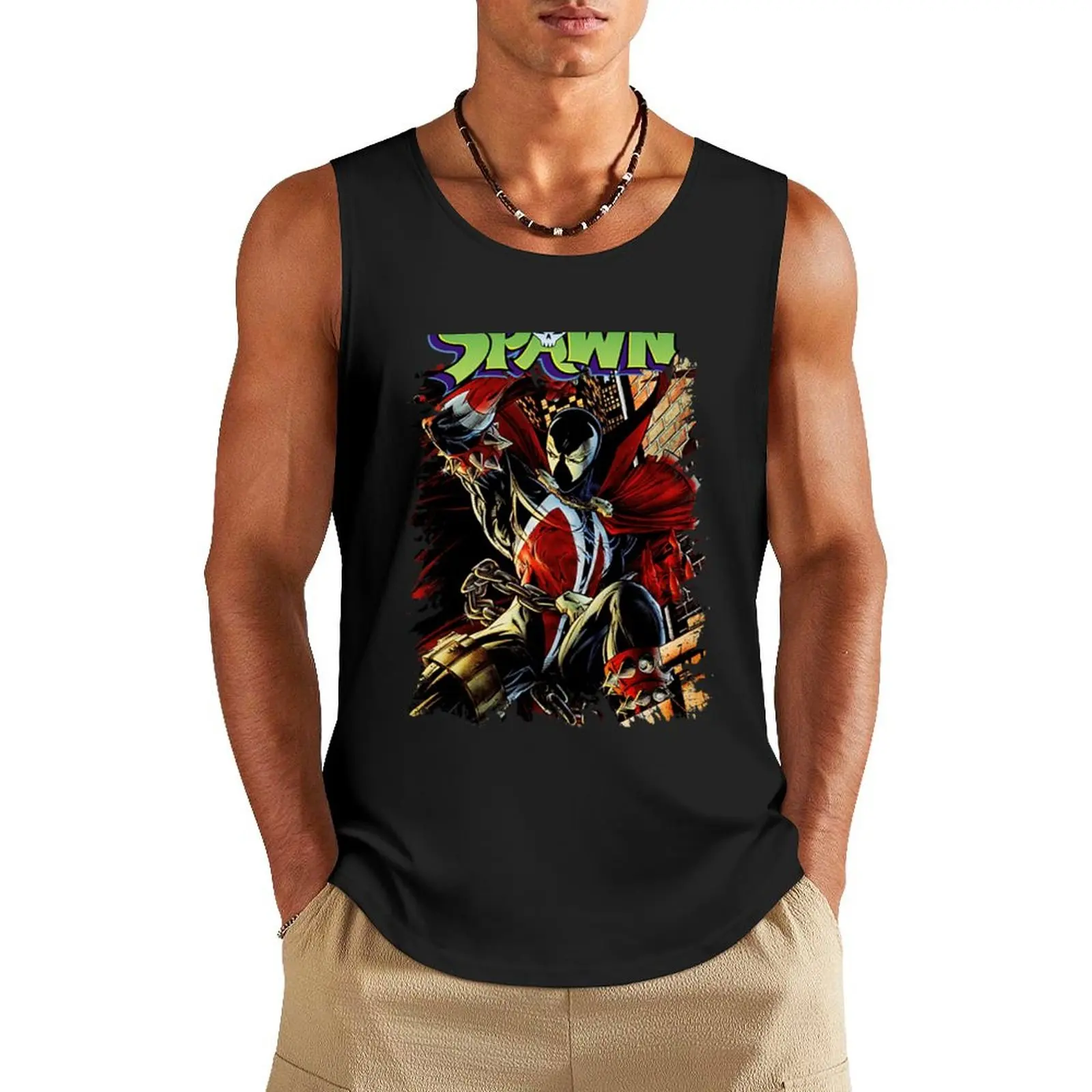 

Spawn Tank Top Sleeveless T-shirt T-shirt for fitness vest men