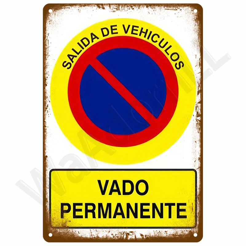 خمر تين تسجيل عناصر ديكور المنزل جدار ديكور الفن جدار جدارية غرفة الديكور عناصر ديكور الرجال الرجعية المعادن تسجيل لوحة بار الملصقات #4