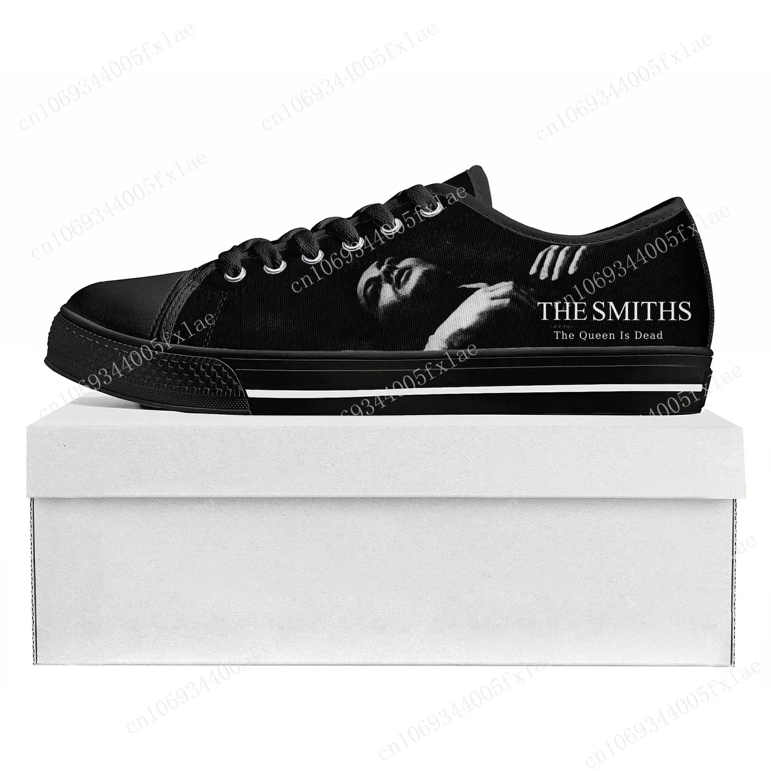 

The Smiths Rock Band Low Top High Quality Sneakers Mens Womens Teenager Canvas Sneaker Prode Casual Couple Shoes Custom Shoe