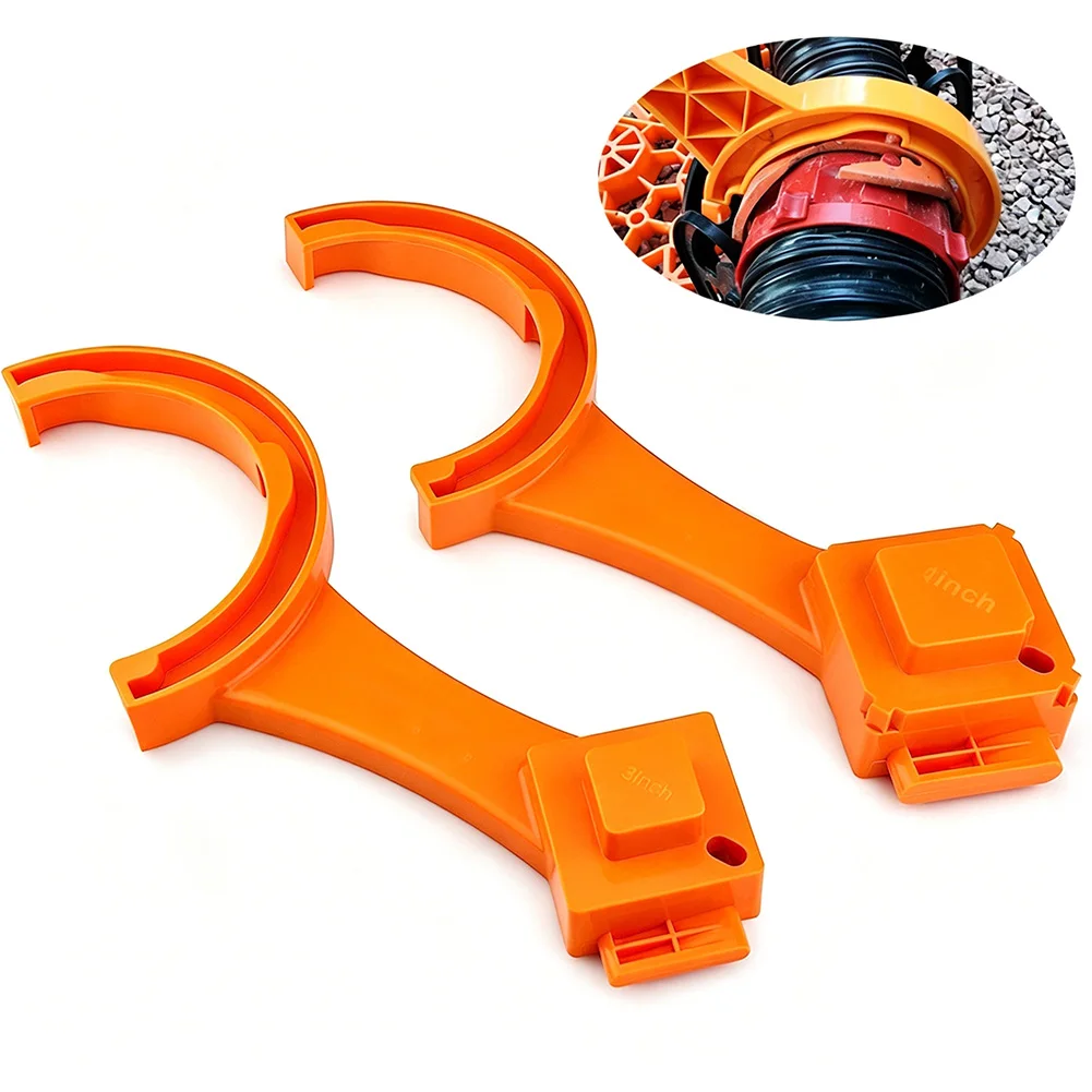 

2Pcs 3/4inch RV Sewer Fitting Wrench Set Plastic RV Sewer Hose Connection Wrench Multi-purpose Sewer Covers