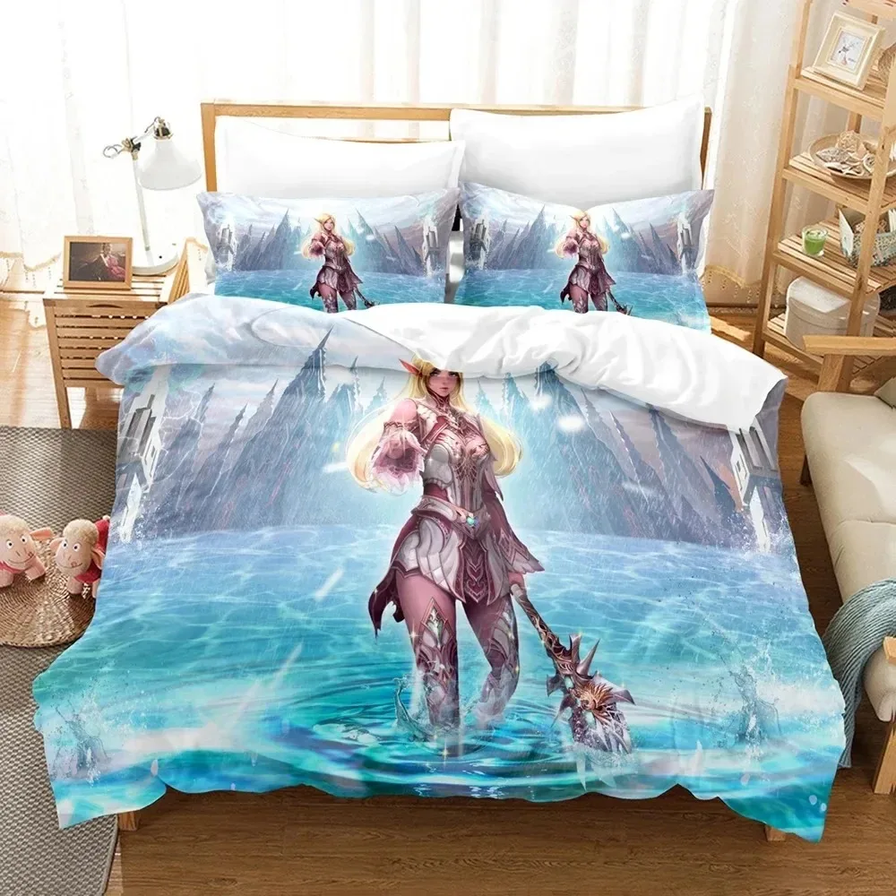 3D Printed Lineage The Chaotic Throne Bedding Set Boys Girls Twin Queen Size Duvet Cover Pillowcase Bed Kids Adult