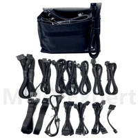 Cable de alimentación modular para Corsair RM1000, RM850, RM750, RM650, RM550, RM450 tipo 3, GPU PCIe 8 pines, CPU 4+4 pines, SATA, Molex, 24 pines