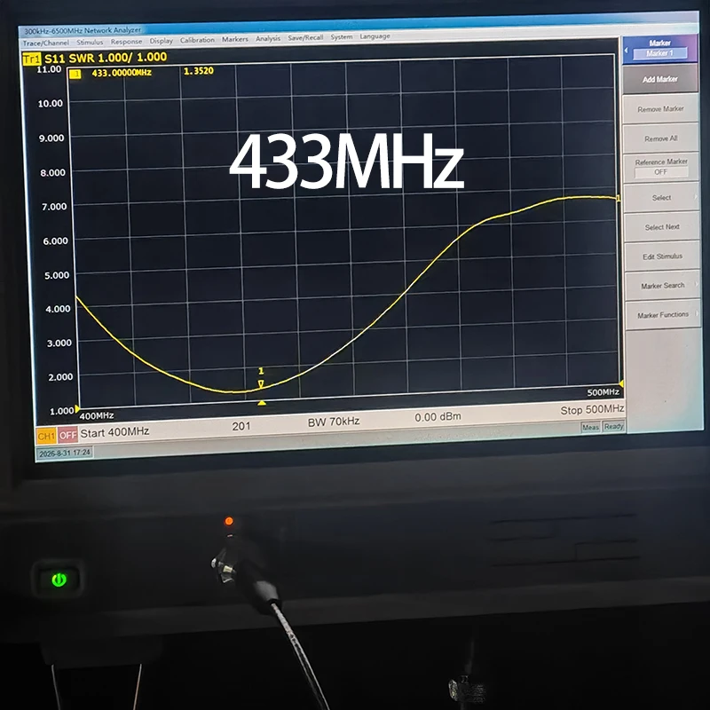 Antenne LORA 433 MHz, Antenne Souple 433 MHz, Antenne Omnidirectionnelle SMA à Gain Élevé, Longue Portée, Module De Télécommande