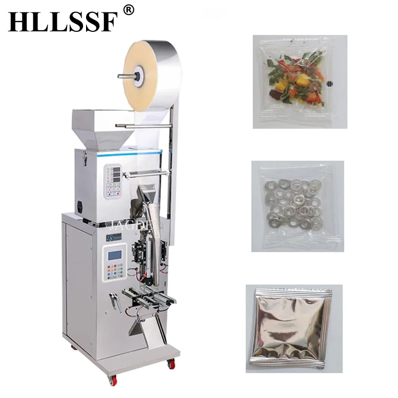 Automatic corn maize wheat flour powder paper bag filling packing packaging machine 50g 100g 500g 1kg 5kg