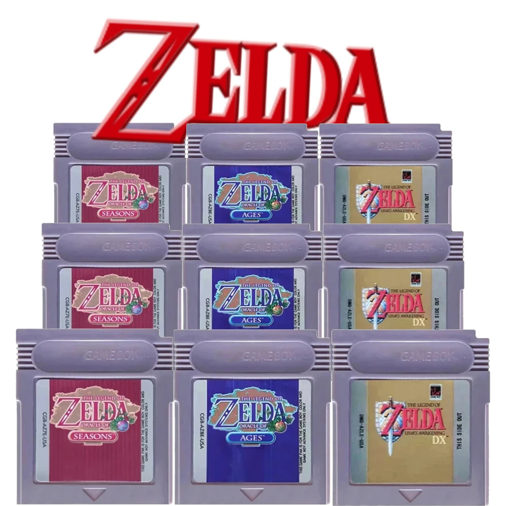 Musical Instrument Zelda - 3 Estilos de Cartuchos de Videogame