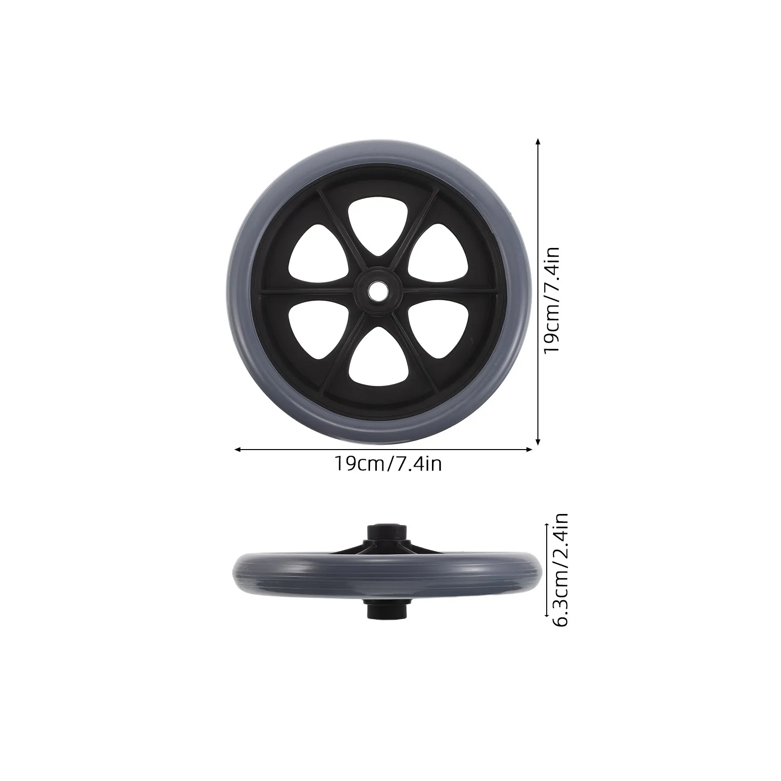 2 rodas universais para cadeir - Caster Wheel avaliação e preço