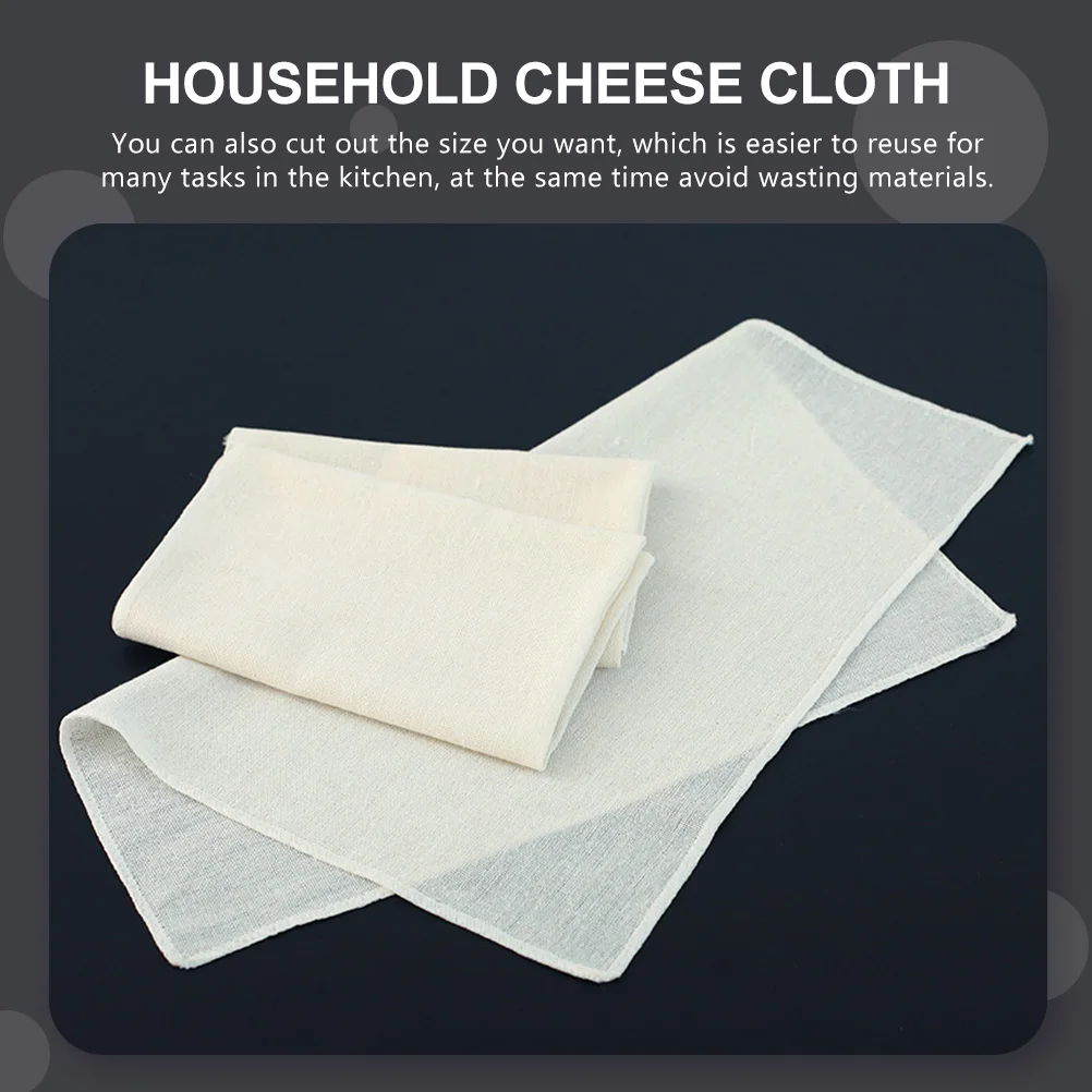 

10pcs Coarse Cotton Cheesecloth For Steaming Basket Reusable Straining Cloth Kitchen Supply Household Cheese Cloth Multi Purpose