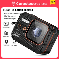 Action Camera 4K60FPS WiFi Anti-shake Action Camera With Remote Control Screen Waterproof Sport Camera drive recorder