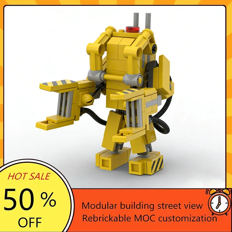 

104PCS Popular Space War Movie Model MOC Building Bricks Battle Mech Modular Technology Gifts Holiday Assemble Children Toy Suit