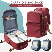 Mochila de viaje Bolsa de cabina 40x26x18 Wizzair Carry-Ons, Avión Hombres Mujeres Mochila para computadora portátil de 15,6 pulgadas, Bussiness informal impermeable