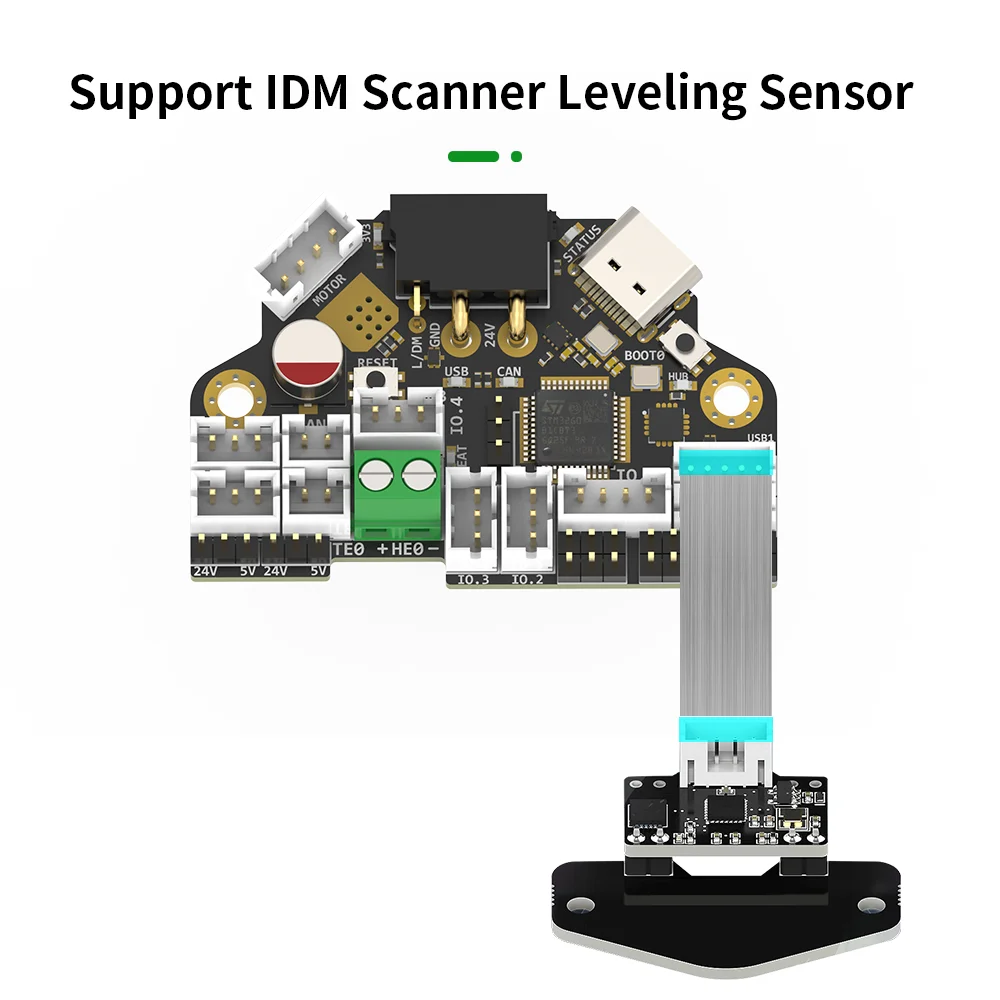 FYSETC H36 Combo High Temperature Resistance Klipper Canbus Tool Board Compatible NEMA14/36mm Motor Onboard TMC2209