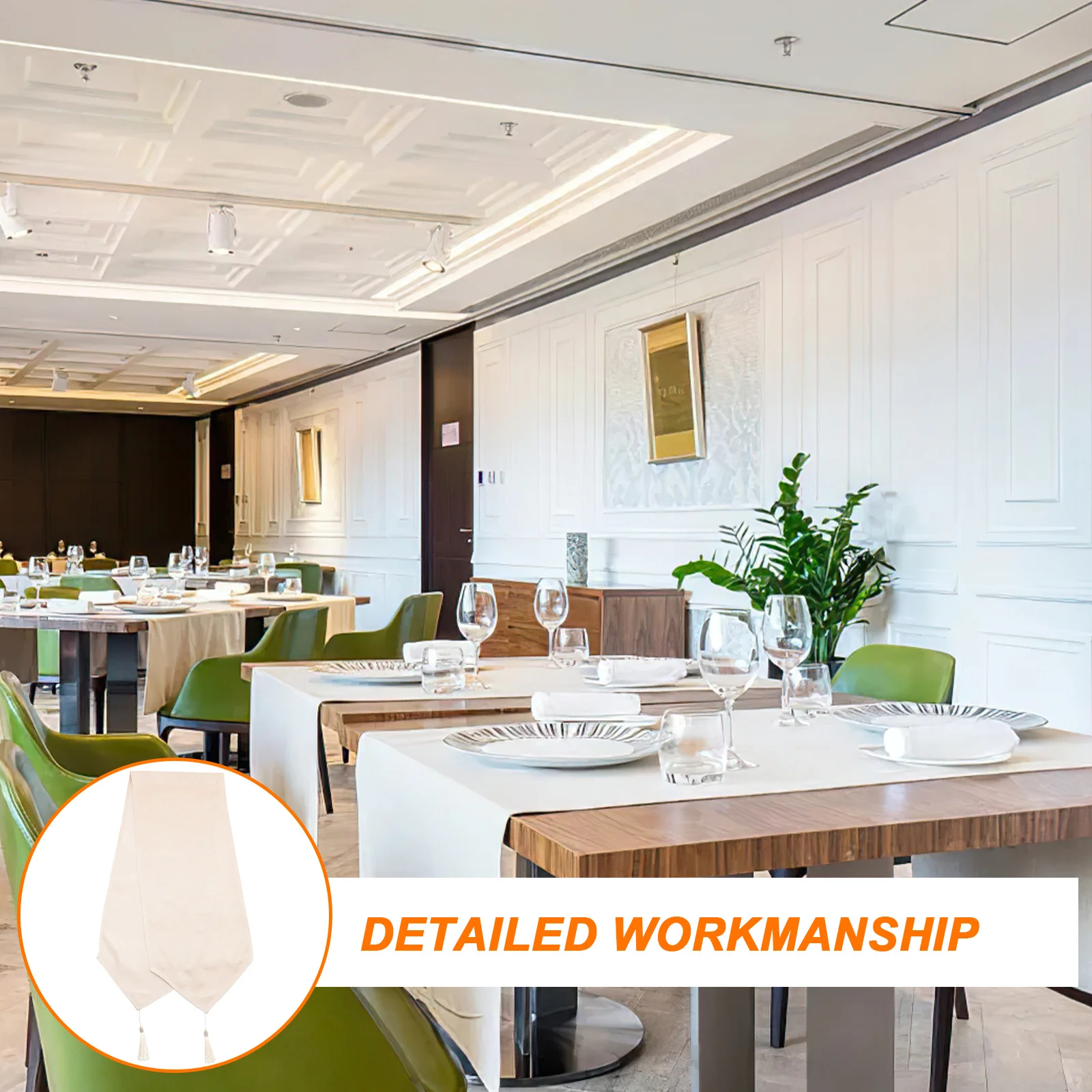 

Nordic Style Table Runner Linen Fabric For Kitchen Dining Decor Festivals Wedding Party Home Holiday Decoration