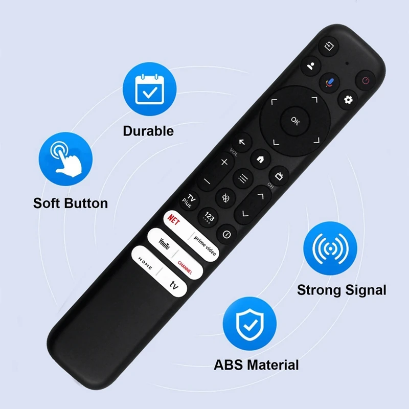 Replace RC813 FMB1 Voice Remote Control For TCL Android Smart Tvs Q6/Q7/QM8/S3/S4 Series Remote