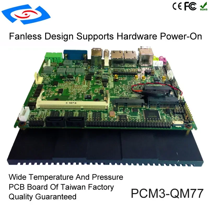 2024 Embedded Fanless Industrial Components Main Board Motherboard  For Industrial PC