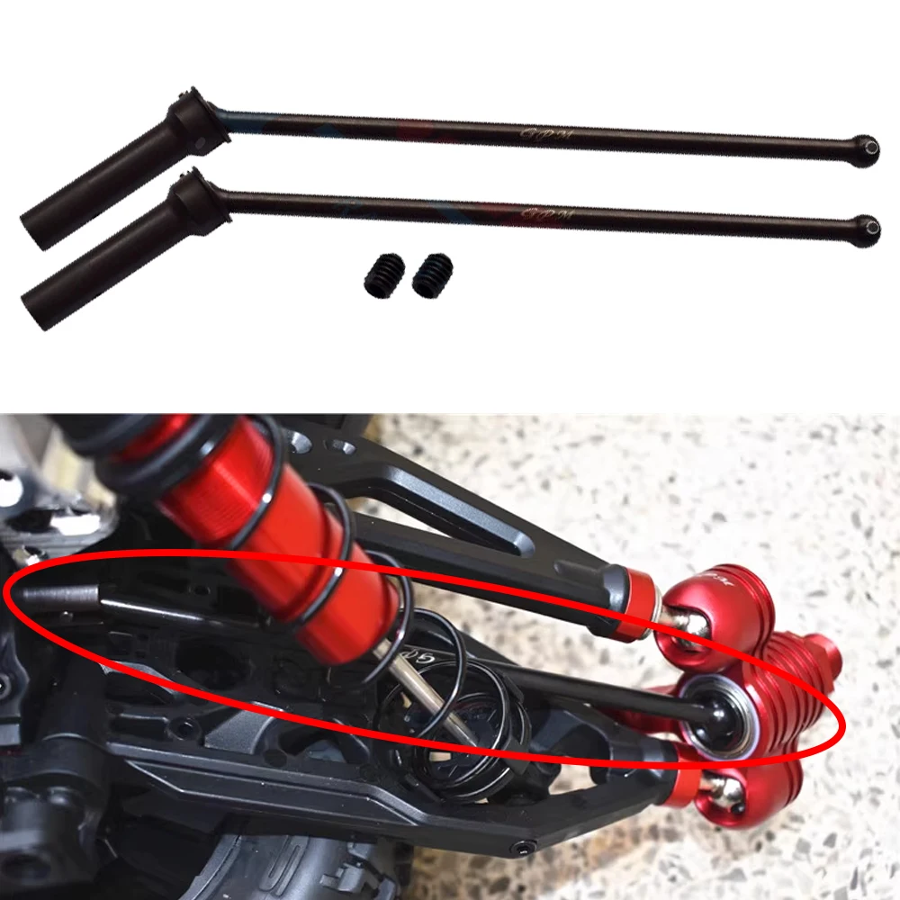 

Металлический стальной передний и задний приводной вал GPM ARA310926 + ARA310932 для ARRMA 1/5 KRATON OUTCAST EXB AVC V2 8S RC Car Monster Truck