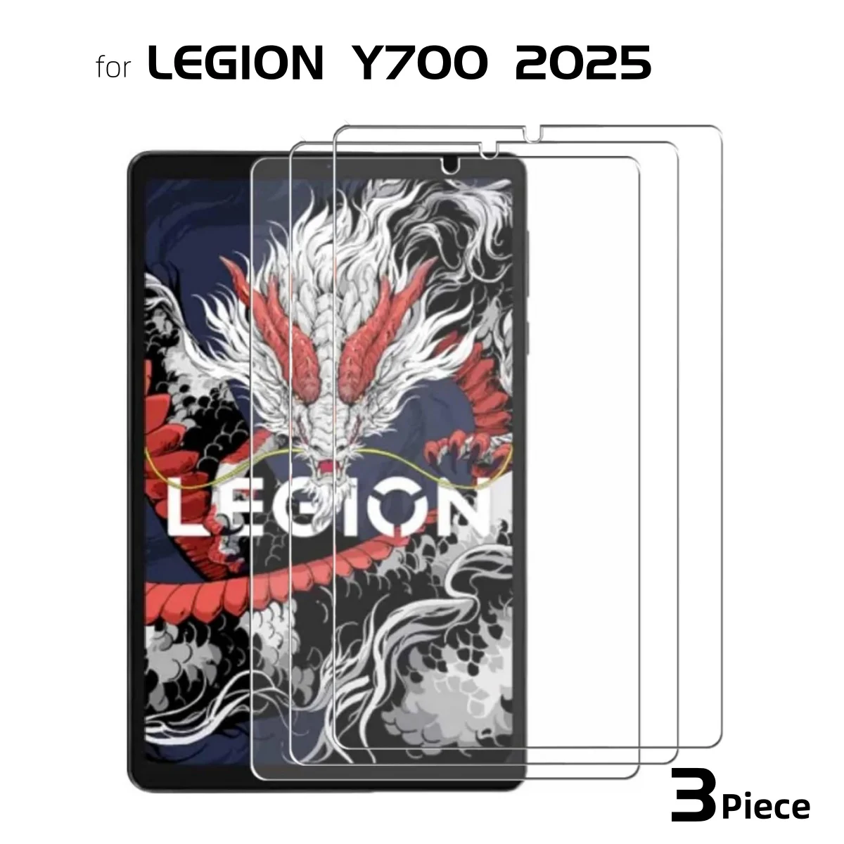 

3 Piece Glass Films for Lenovo Legion Y700 2025 Gen 3 Screen Protector HD Clear Anti-scratch for LEGION Y700 2023 8.8" Flims