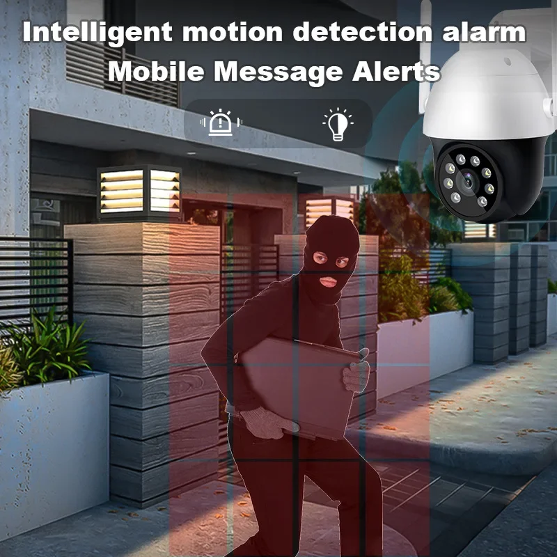 2MP 1080P Yoosee APP Full Color  Wireless  PTZ IP Dome Camera AI Humanoid Detection Full Color Security CCTV Baby Monitor