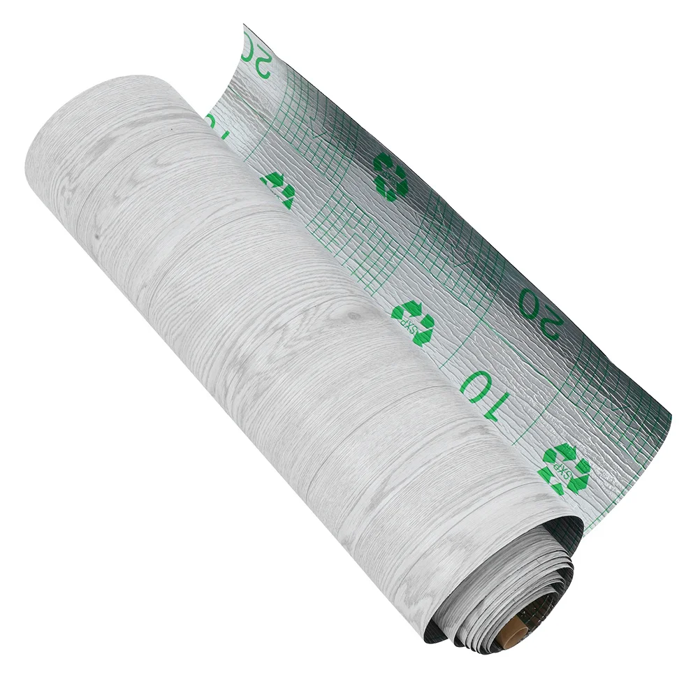 1ロールの自己粘着式PVCフロアタイル、剥がして貼るだけ、300x40cm、簡単DIY、防水、キッチンやバスルーム用の大理石タイル