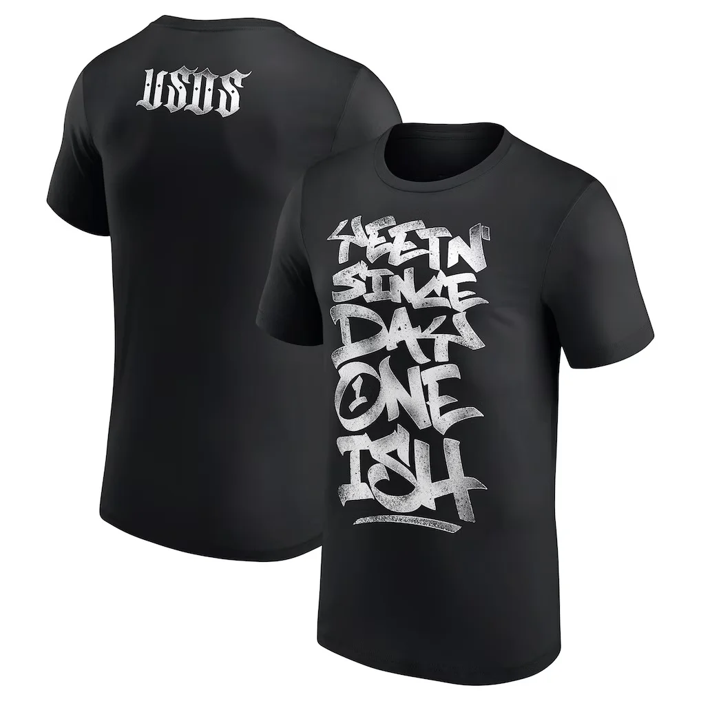 Hot Sales Jey Uso Printed T-shirt Men and Women Summer Cotton Clothing Casual Fashion Round Neck Short Sleeved Tee Streetwear