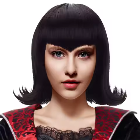 PARTY ZONE Afro wig Vampire Mavis Cosplay Wig-Women Anime Role Play Hair Wigs for Party Costume Halloween