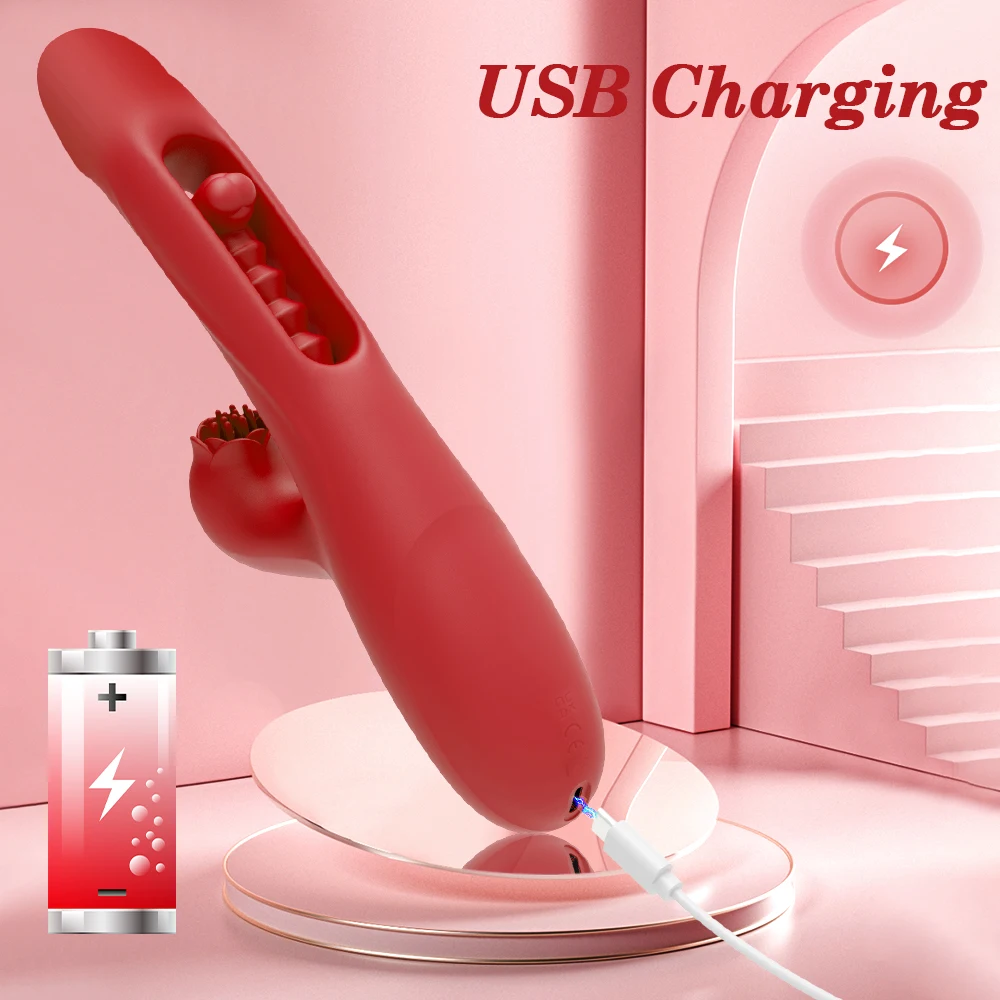 Thrusting حبة أرنب G بقعة هزاز أنثى البظر محفز مدلك دسار الاستمناء الكبار السلع الجنس لعب للنساء