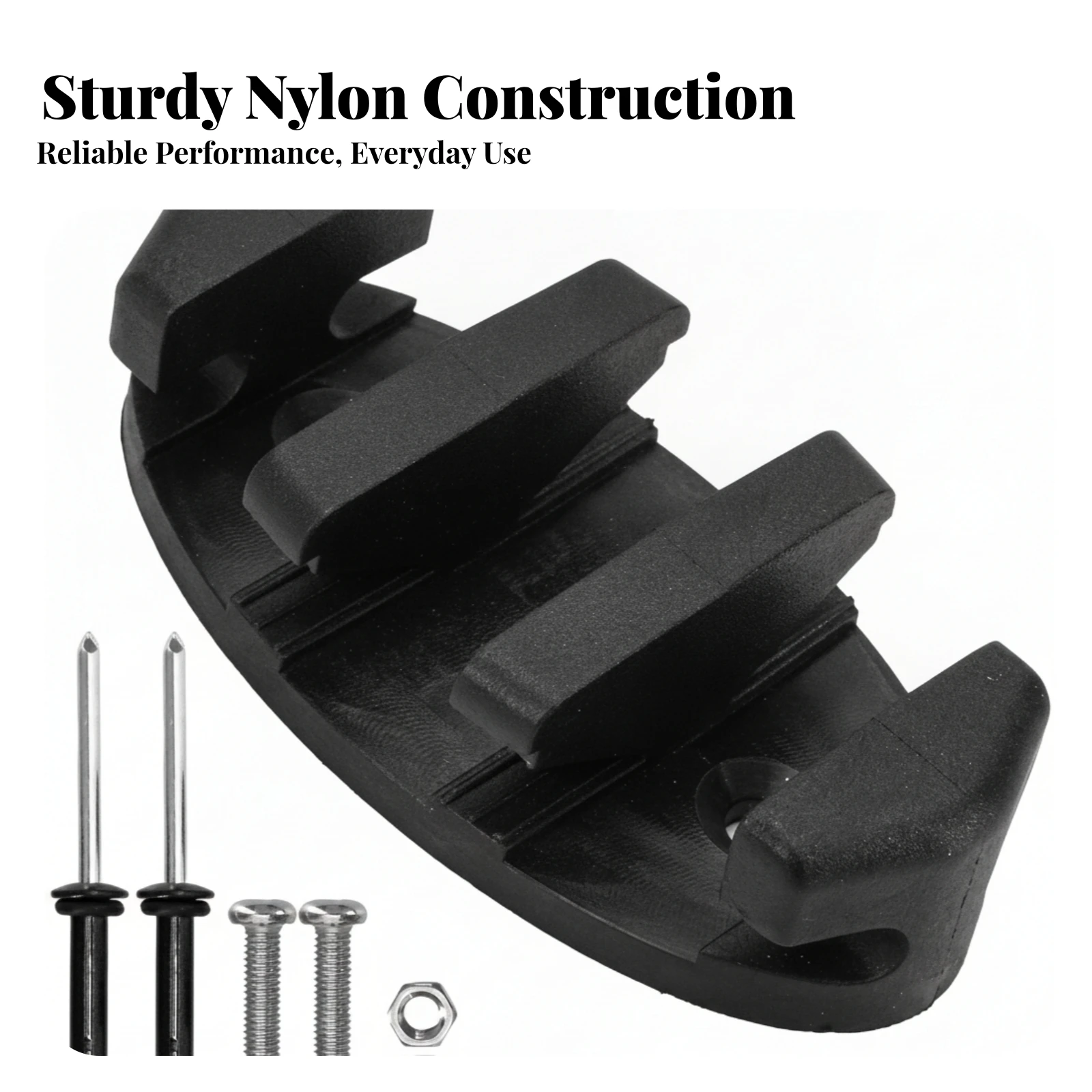 Curved Mounting Block Metal Fasteners Nylon Clamping Base Marine Hardware Molded
