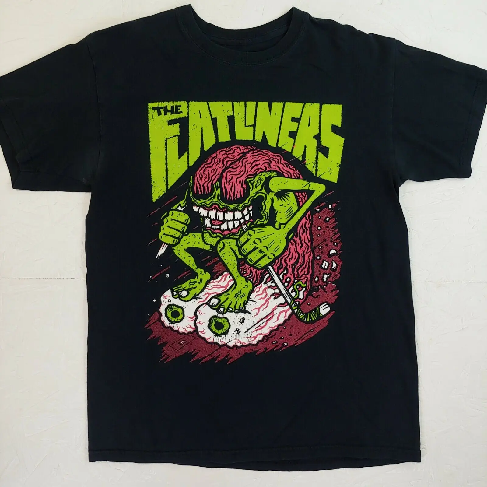 The flatliners T-shirt punk rock fat wreck chords medium hockey monster