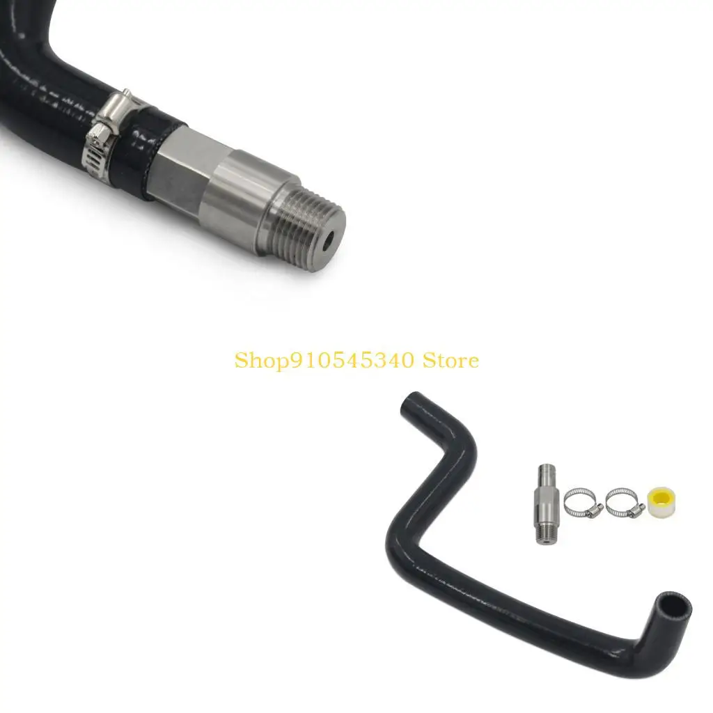 U2JA Heater Hose Service Kit with Molded Replacement Hose, 3/4 Inch Metal Fitting, and Seal Tape for 2500/3500 Cooling System