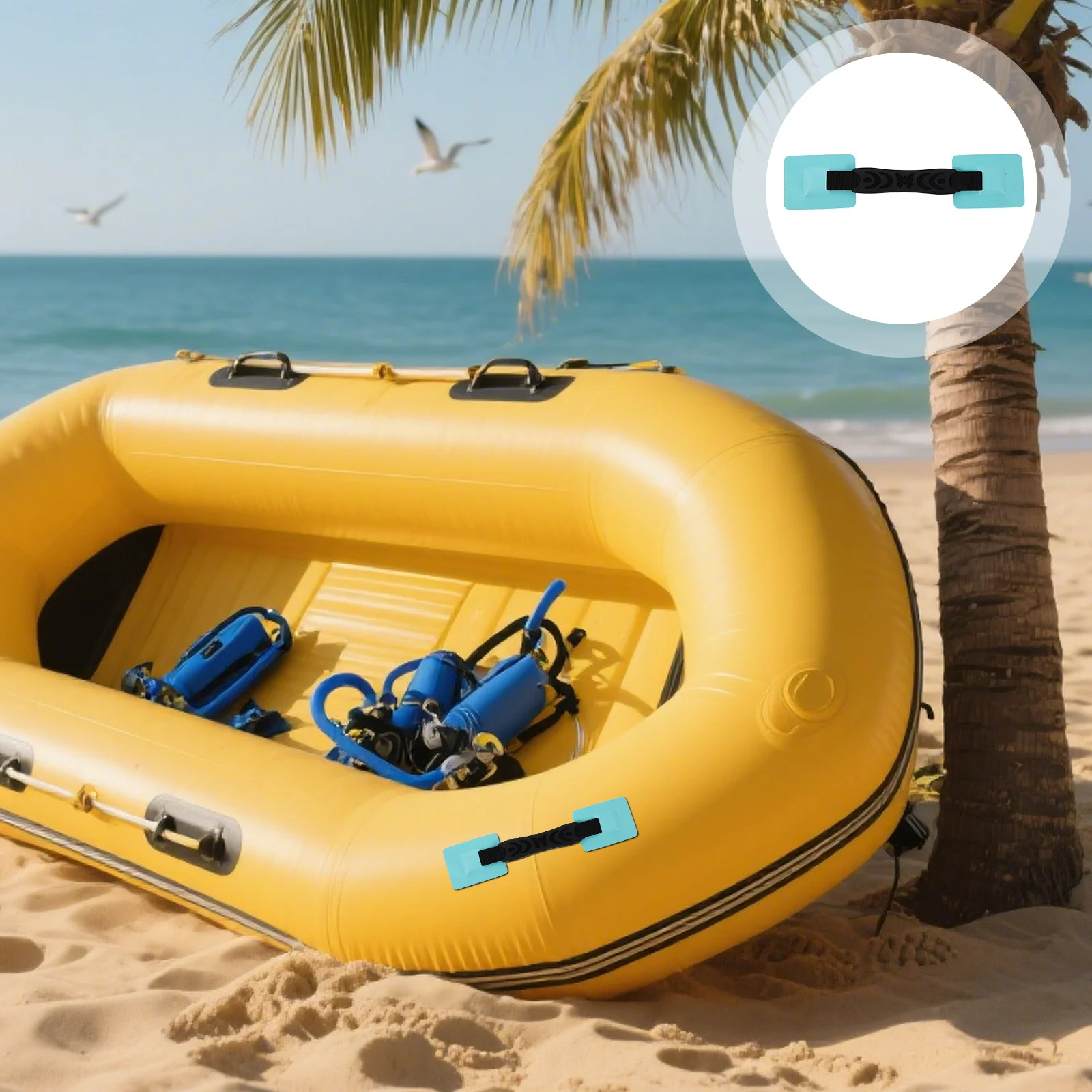 

2Pcs Kayak Paddle Board Nylon Handle Replacement Light Green Inflatable Surfboard Grip Accessories Sup Board Accessories