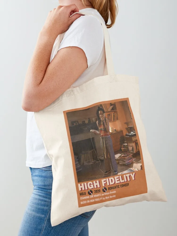 

High Fidelity Hulu Poster Tote Bag tote bags aesthetic Shopper Women's bag shopping bag logo
