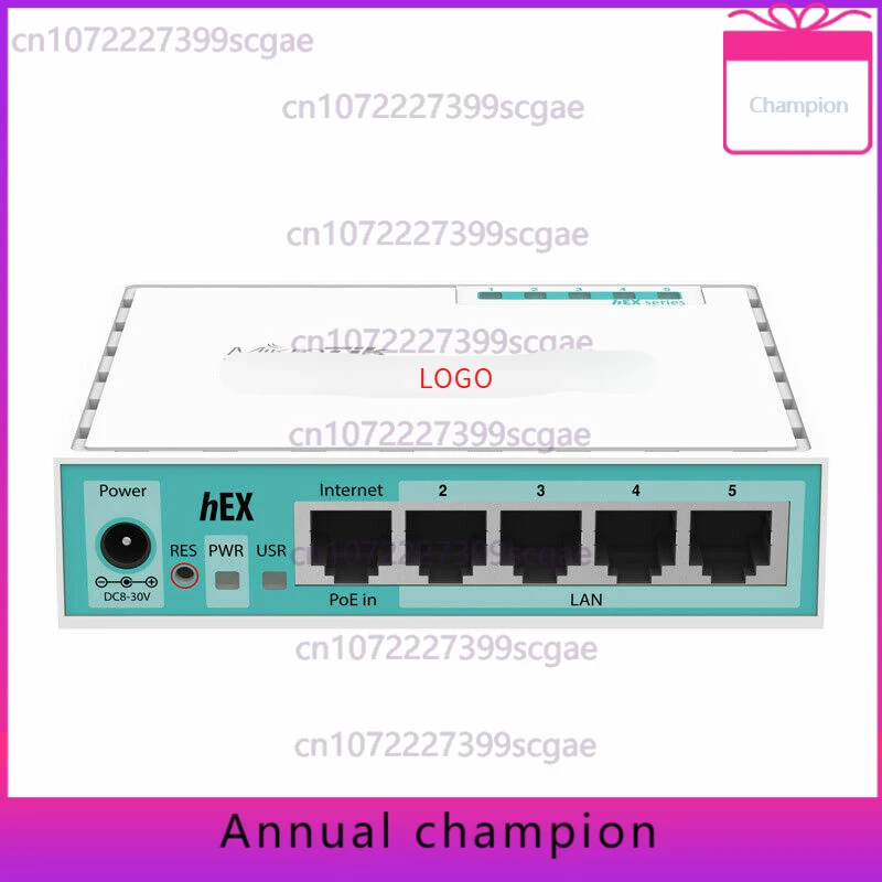 Untuk Mikrotik hEX RB750Gr3 5-port Ethernet Gigabit Router RouterBOARD hEX