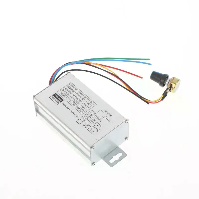 PWM Speed Regulator Stepless DC Motor Speed Controller DC 9V-60V 12V 24V 60V 20A Motor Pulse Width Modulator Regulator