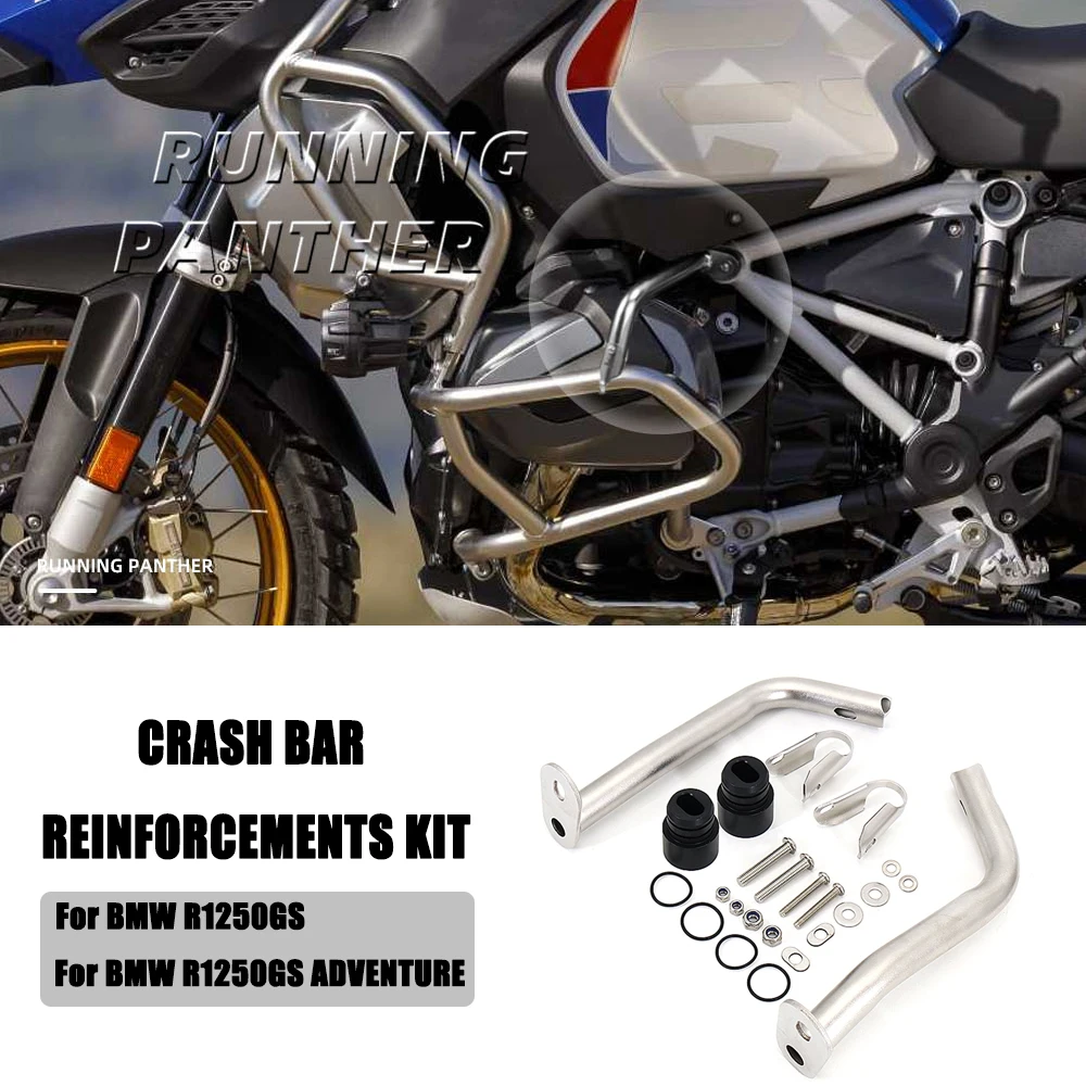 

For BMW R1250GS R 1250GS 1250 GS Adventure ADV Motorcycle Engine Crash Bar Bumper Frame Protection Reinforcements Bar Kit