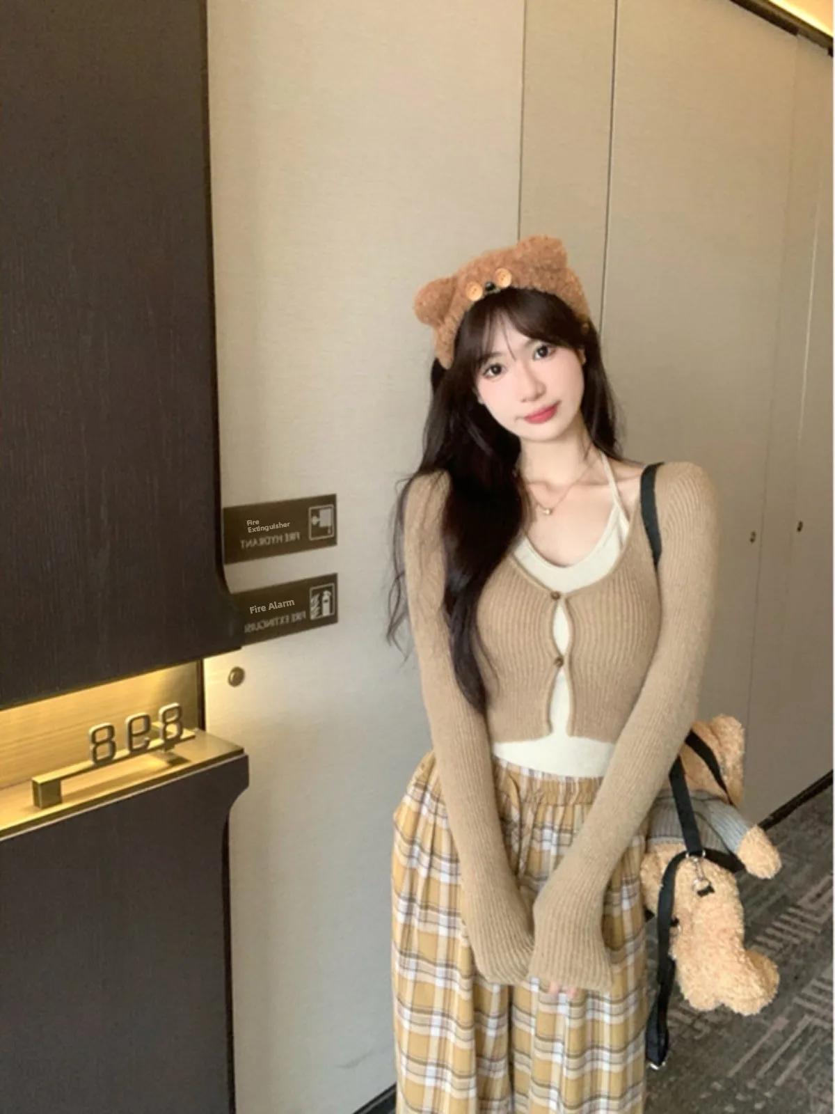 

Женский вязаный топ Sweet And Spicy Sle Slim Fit ort Korean Faion, внутренняя одежда Base irt для осени и зимы, новое поступление