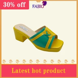 FABIO PENNY The latest Italian designer designs elegant women's slippers for outdoor travel luxury fashion party