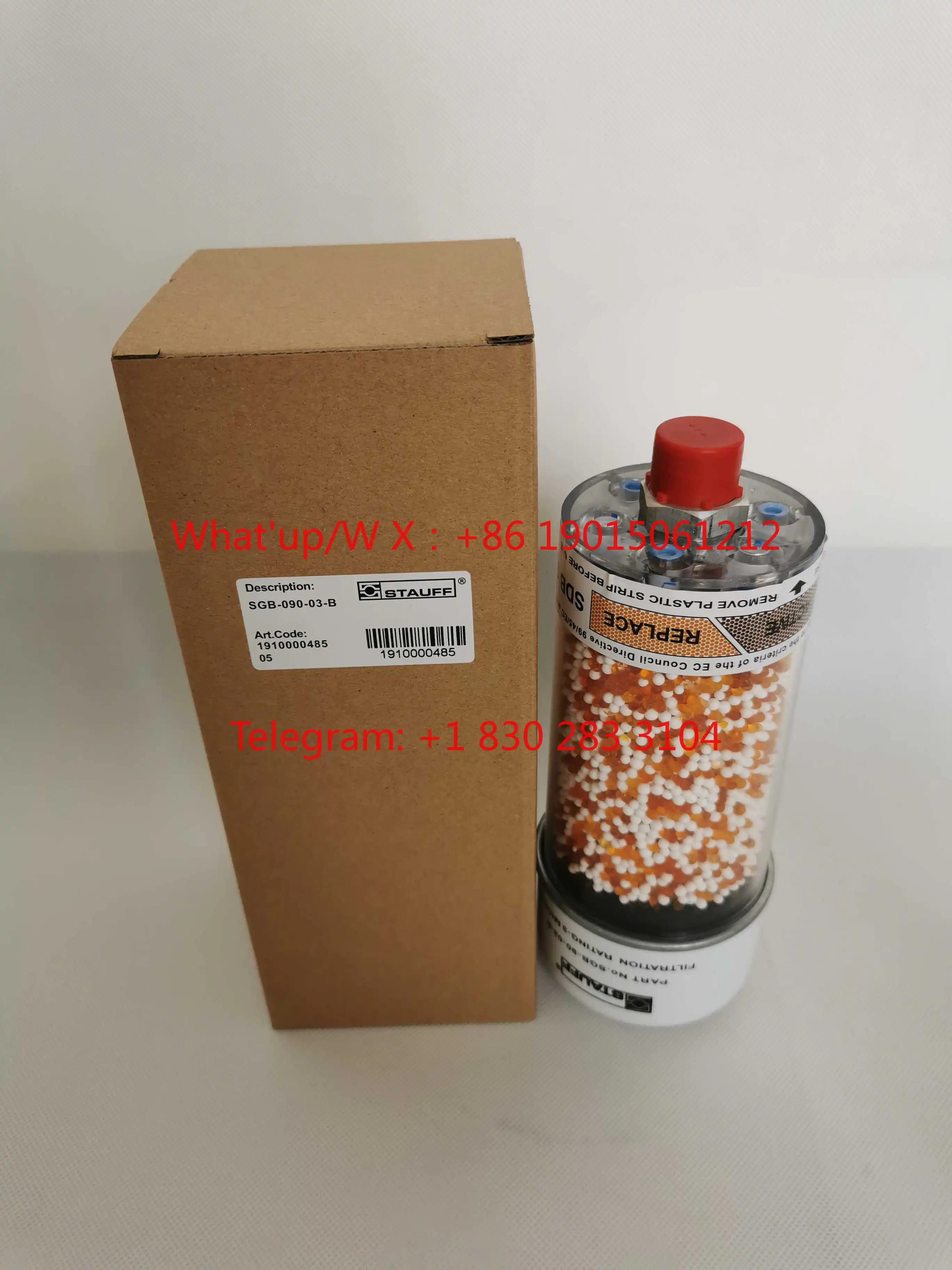 Respirator, Moisture Absorbent Filter SGB-90-03-B Color Changing Silicone