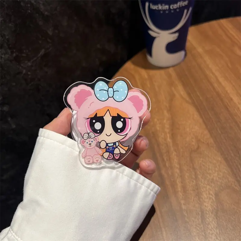 Korean NEW Cute Cartoon Woman Police Magnetic Phone Grip Tok Phone Holder for IPhone 16 15 14 Samsung Ins Universal Stand Holder