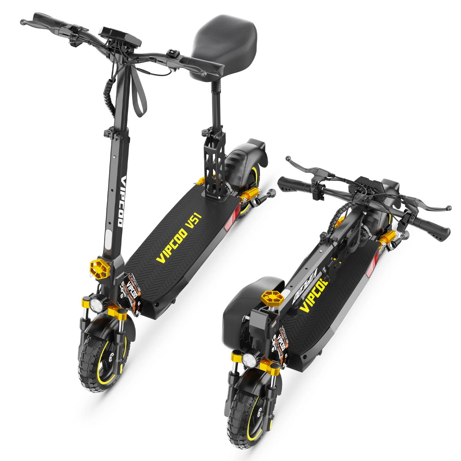 

2025 New VIPCOO VS1 48v 700w Disc Brake Electric Scooter with Seat US Warehouse