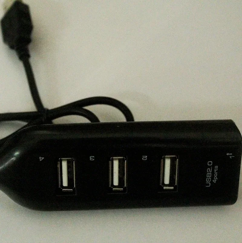Adattatore USB 2.0 hub splitter ad alta velocità a 3 porte per Windows Vista XP 2000 98 per PC portatile computer notebook più recente