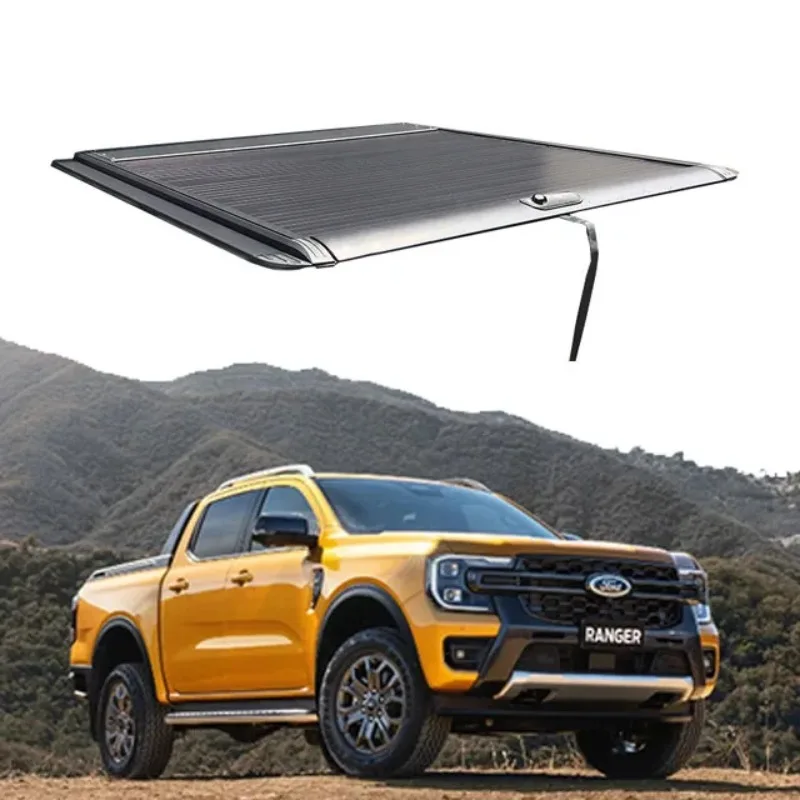 

4x4 Pickup Accessories Wholesale High Quality Aluminum Retractable Pickup Truck Bed Covers Tonneau Cover for Ford Ranger 2023