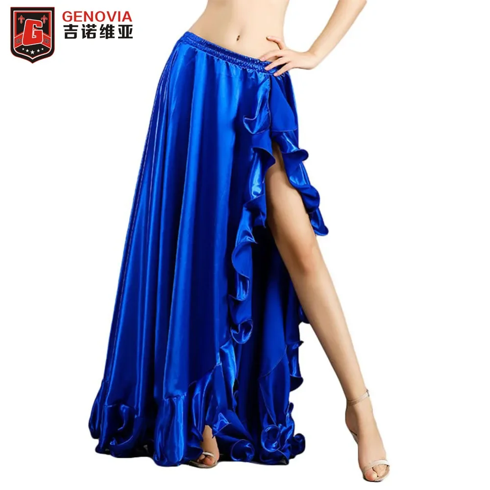

Women Sexy belly dance Costume Skirt Dress lady High Quality Chiffon Belly Dance Costume Skirt dancing stage skirts colors 5