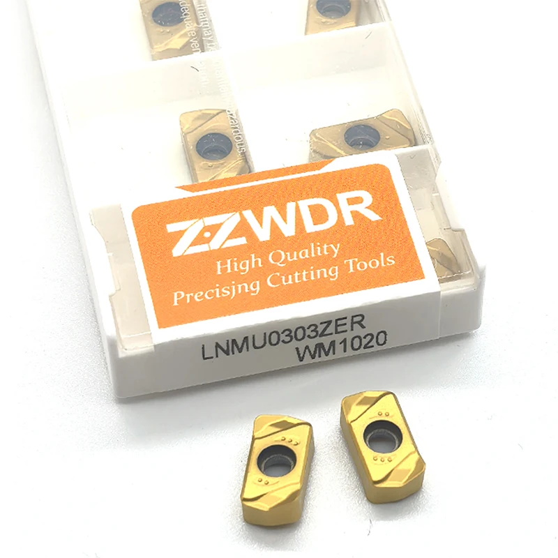 ZZWDR LNMU0303ZER WM1020 carbure alimentation rapide fraisage Inserts outils de tournage haute qualité CNC lame de coupe LNMU 0303 outils de tour
