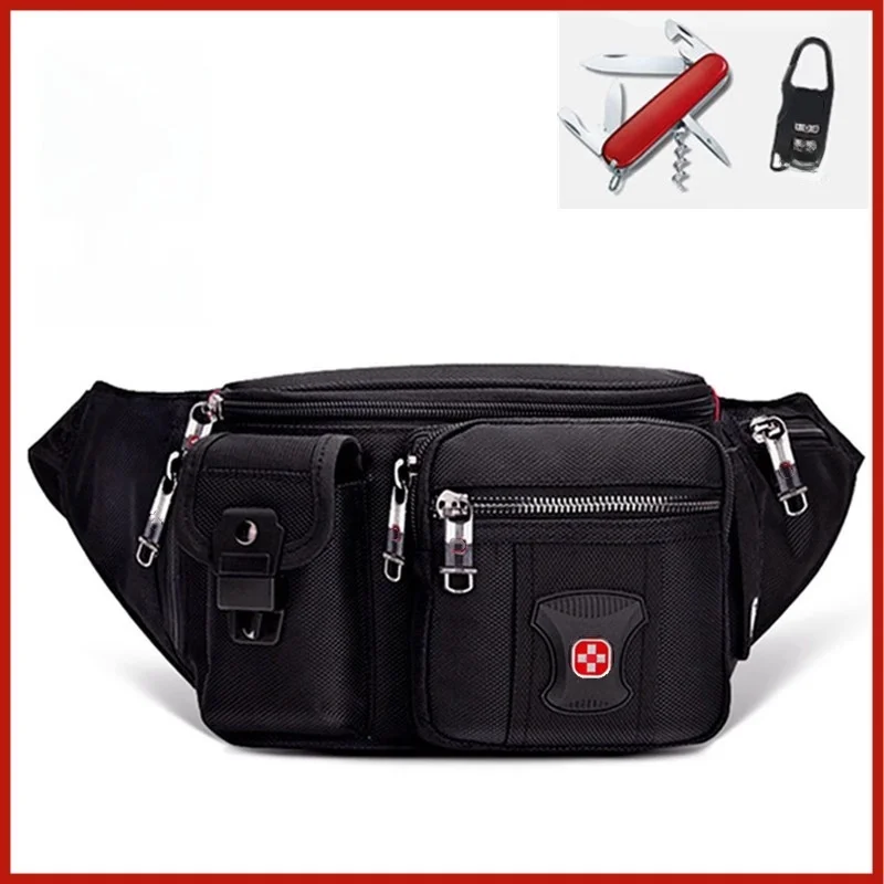 

Поясная сумка для ножа, мужская многофункциональная большая емкость, водонепроницаемая сумка для занятий спортом на открытом воздухе, кошелек для мобильного телефона, сумка для квитанций