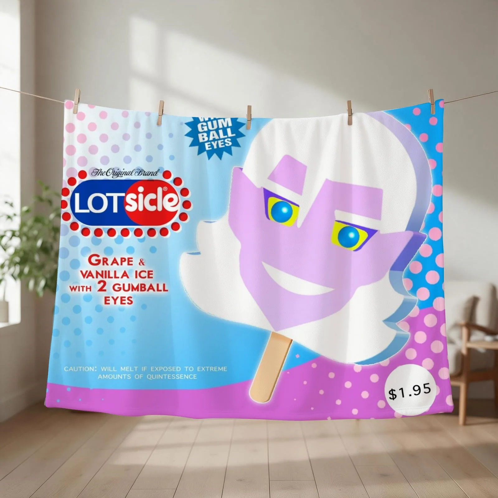Lotor Ice cream ! Throw Blanket couch cozy soft plush fuzzy picnic outdoor blanket