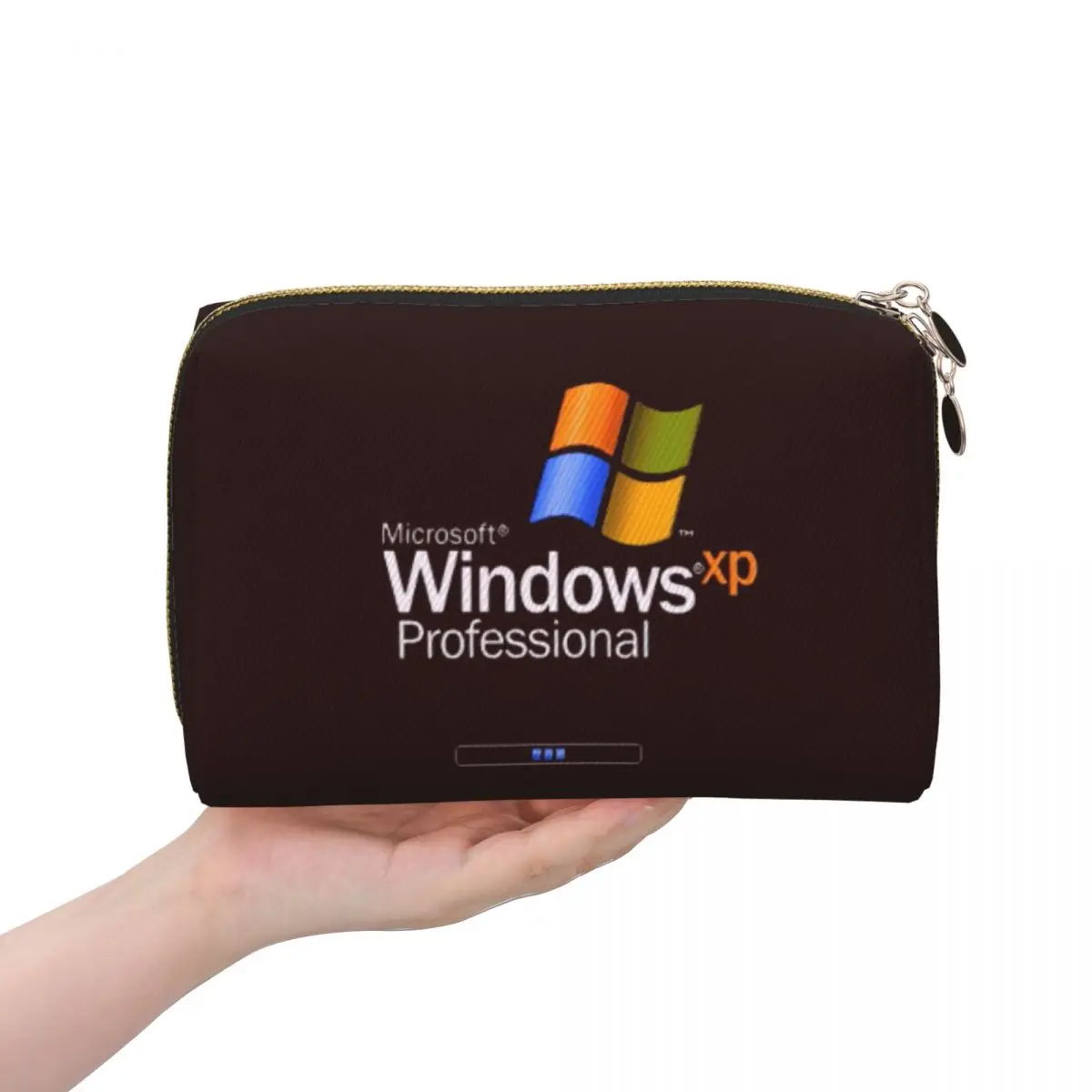 Windows XP Women Cosmetic Bag Travel Makeup Organizer Pouch Toiletry Storage Dopp Kit Case
