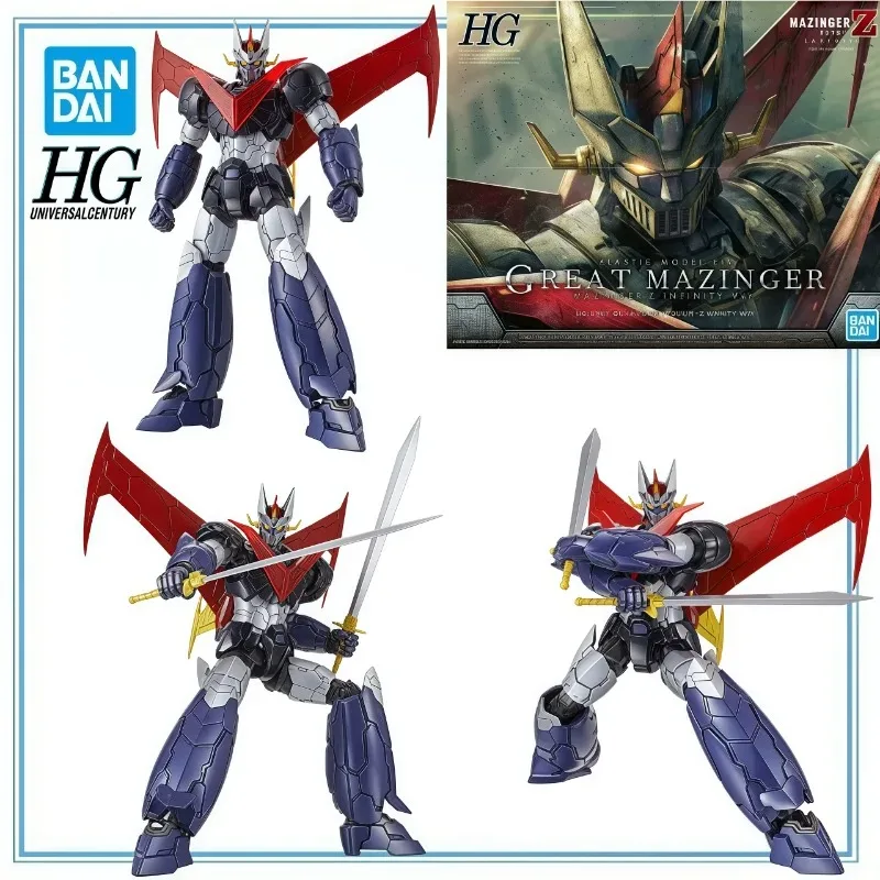 

BANDAI Original in Stock HG 1/144 GREAT MAZINGER Z INFINITY Ver. Assemble Model Kit Anime Cartoon Garage Kit Figure Gifts Toys
