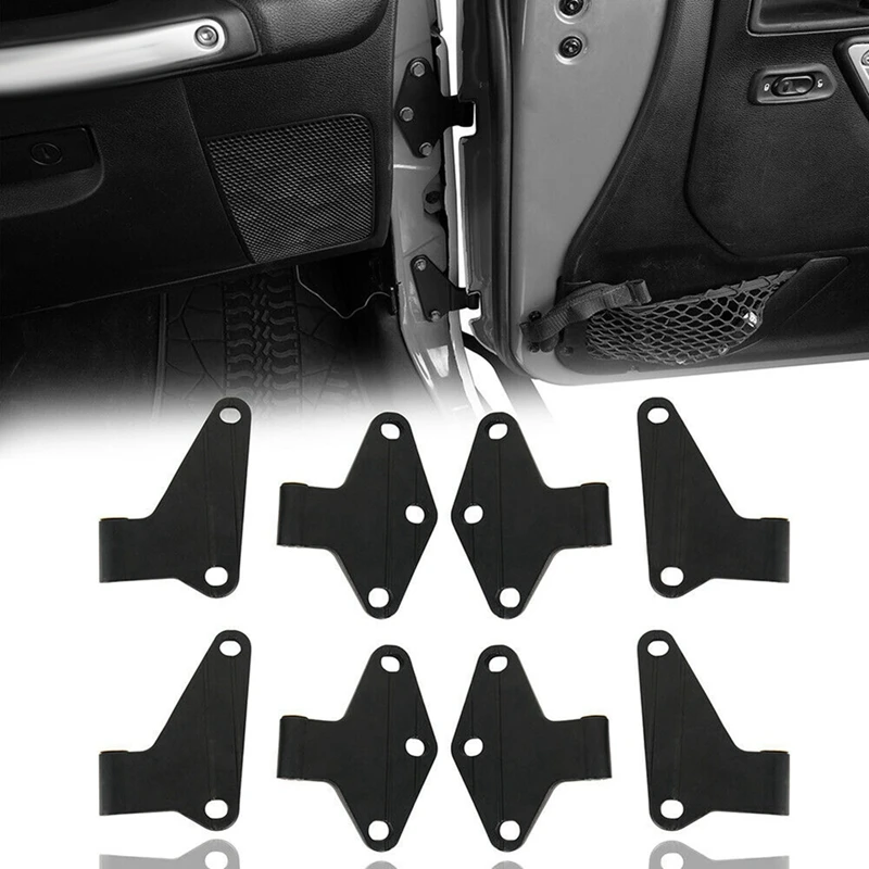 

1Set/16Pcs Car Body Door Hinge Kit For Jeep Wrangler JK 2007-2018 Front Rear Door Side Hinge Cover Trim Accessories