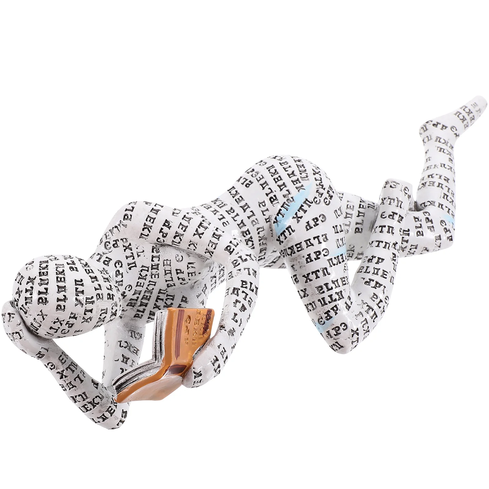 

Reading Woman naments Resin Abstract Statue Decor Bookshelf Figure Realistic Home Accessories Study Decoration